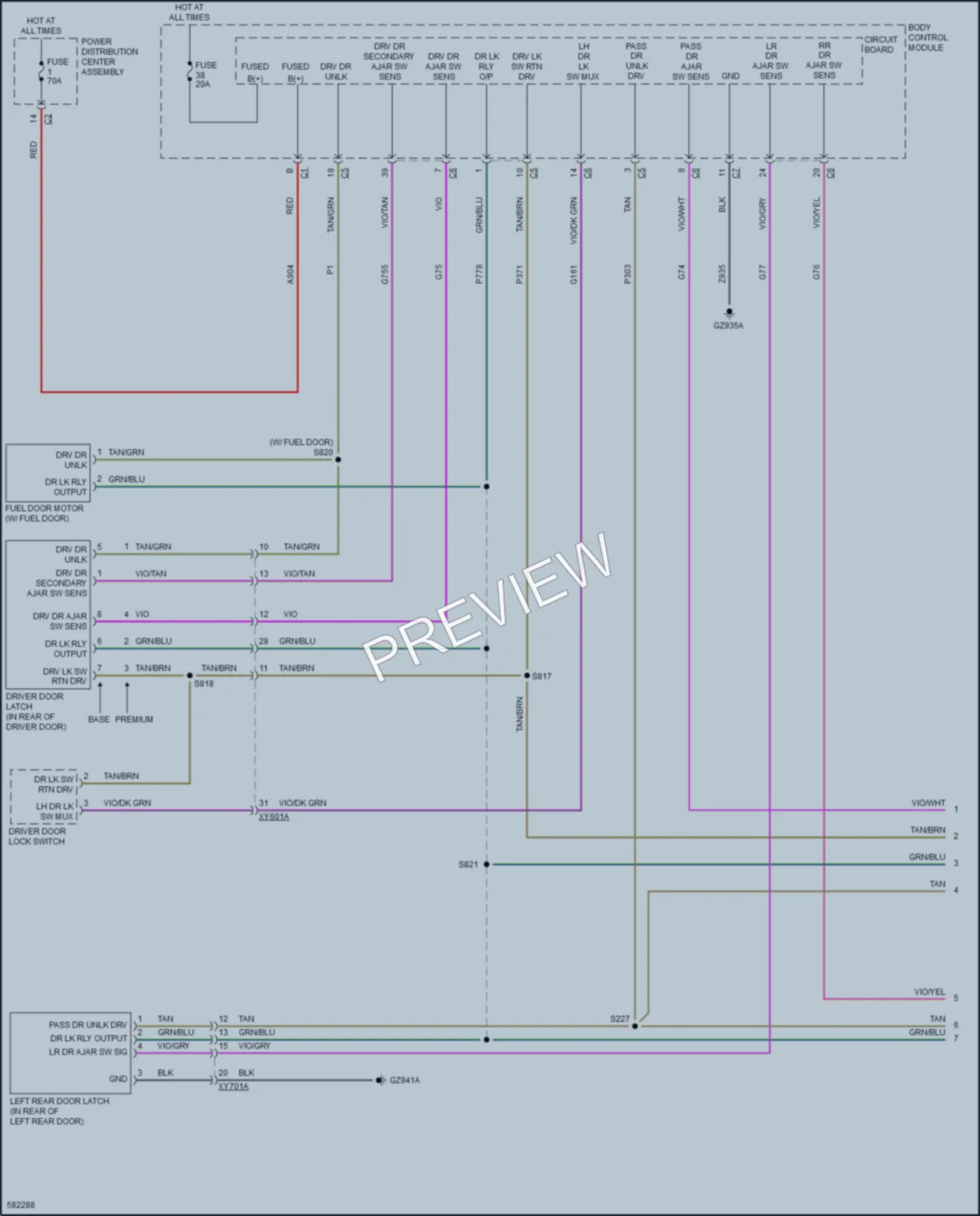 2018 Jeep Compass Anti Theft wiring diagram preview