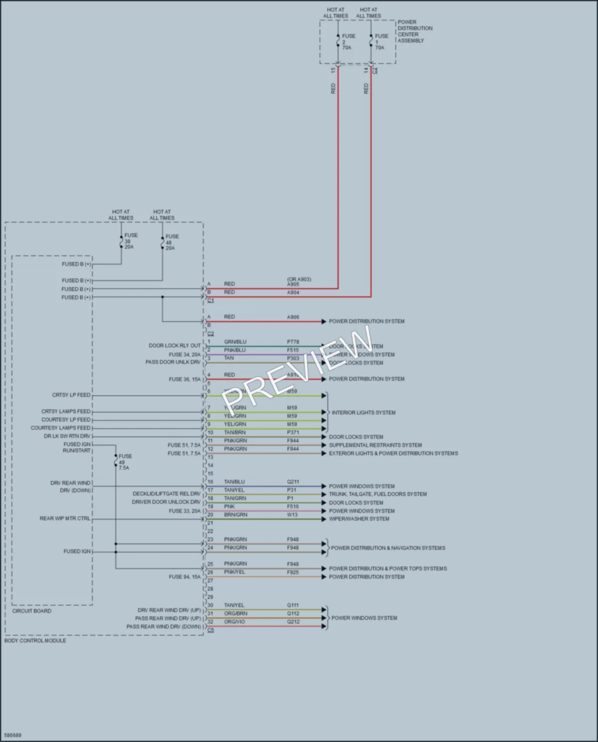 2018 Jeep Compass Body Control Modules wiring diagram preview