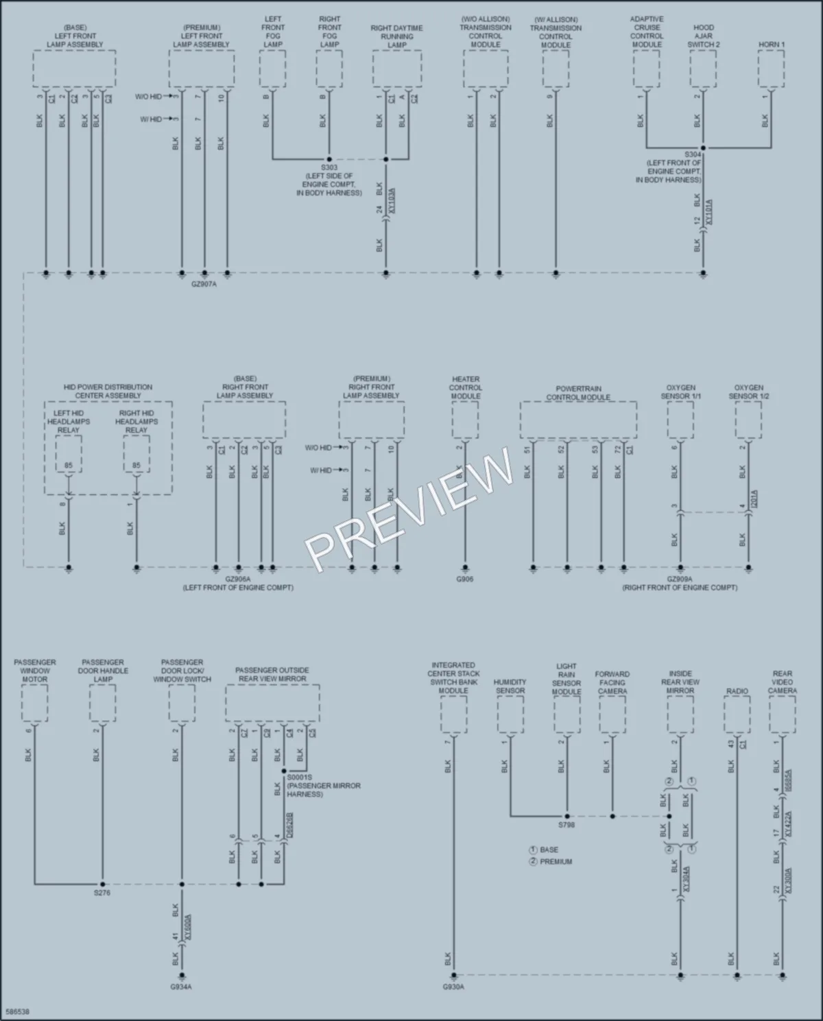 2018 Jeep Compass Ground Distribution wiring diagram preview