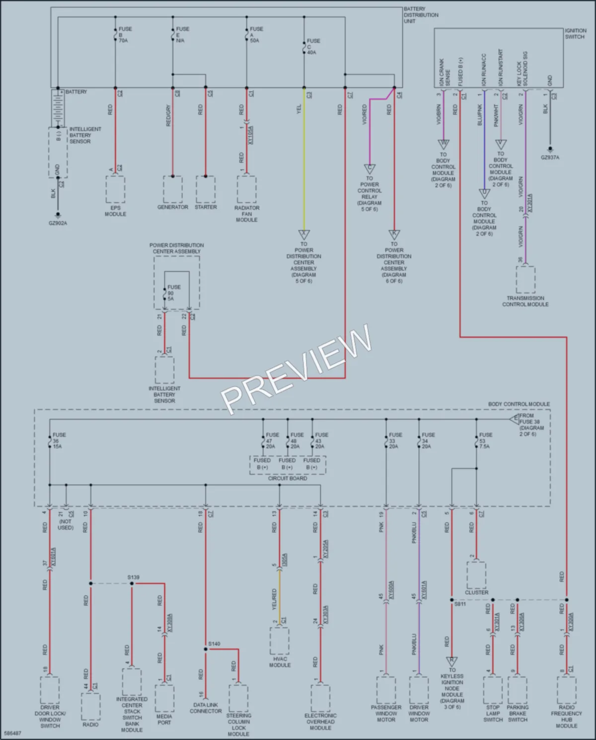 2018 Jeep Compass Power Distribution wiring diagram preview