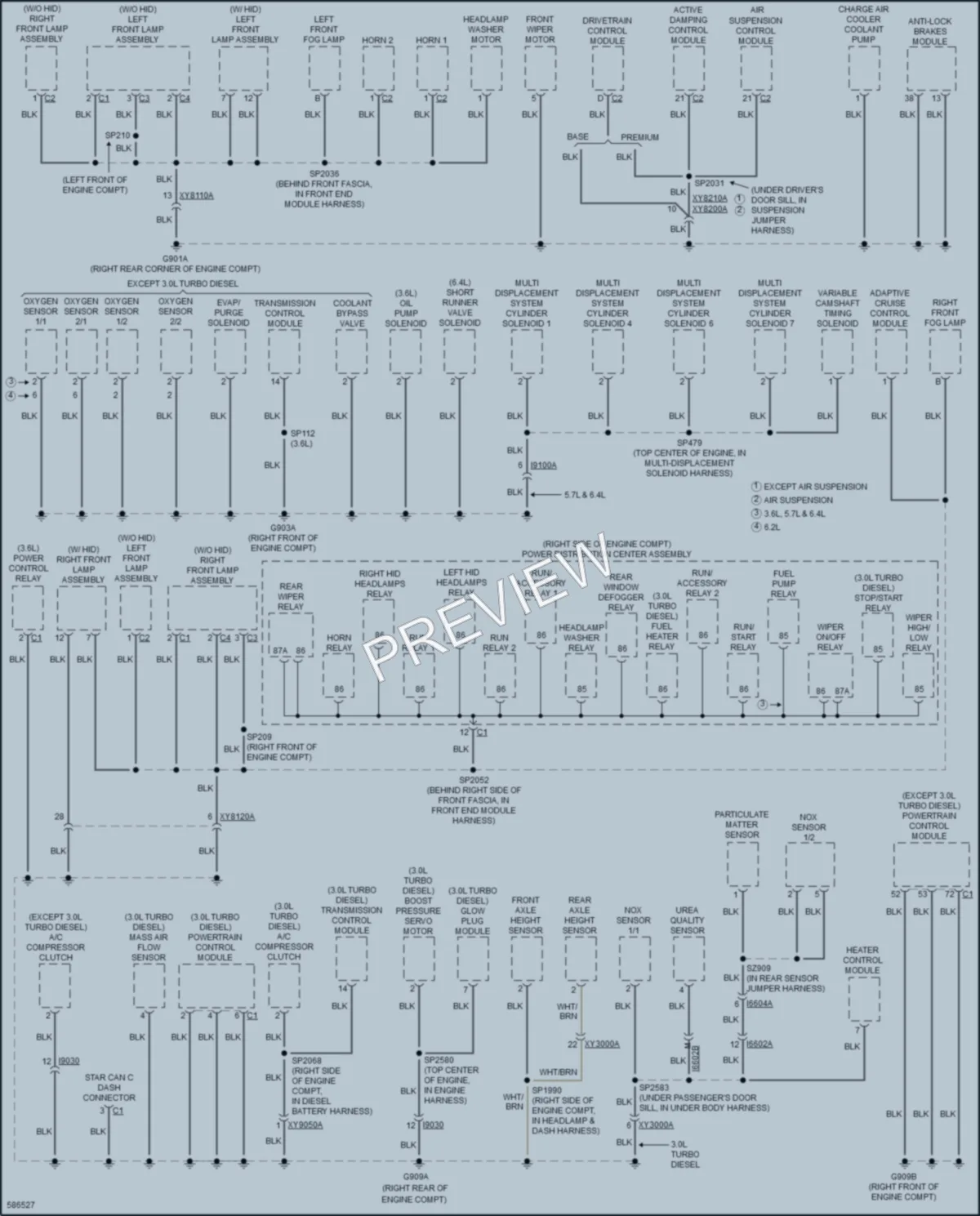 2018 Jeep GrandCherokee Ground Distribution wiring diagram preview