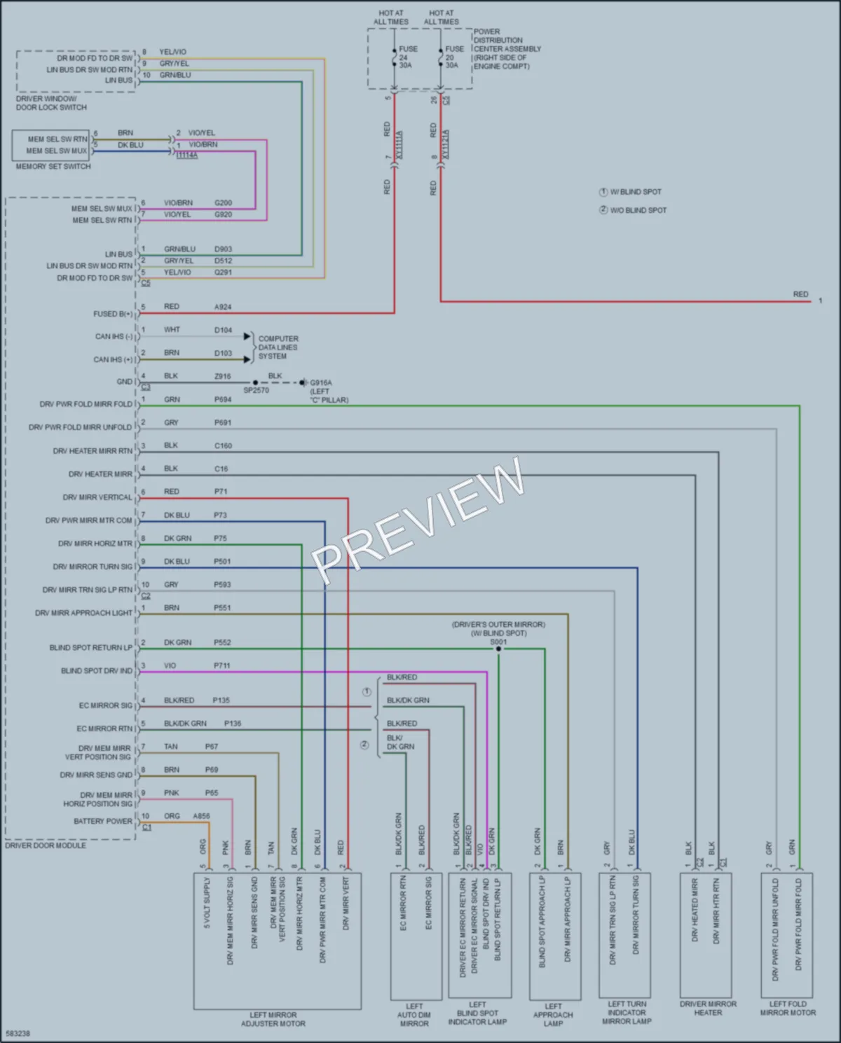 2018 Jeep GrandCherokee Memory Systems wiring diagram preview