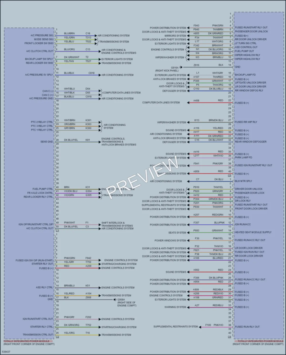 2018 Jeep Wrangler Body Control Modules wiring diagram preview