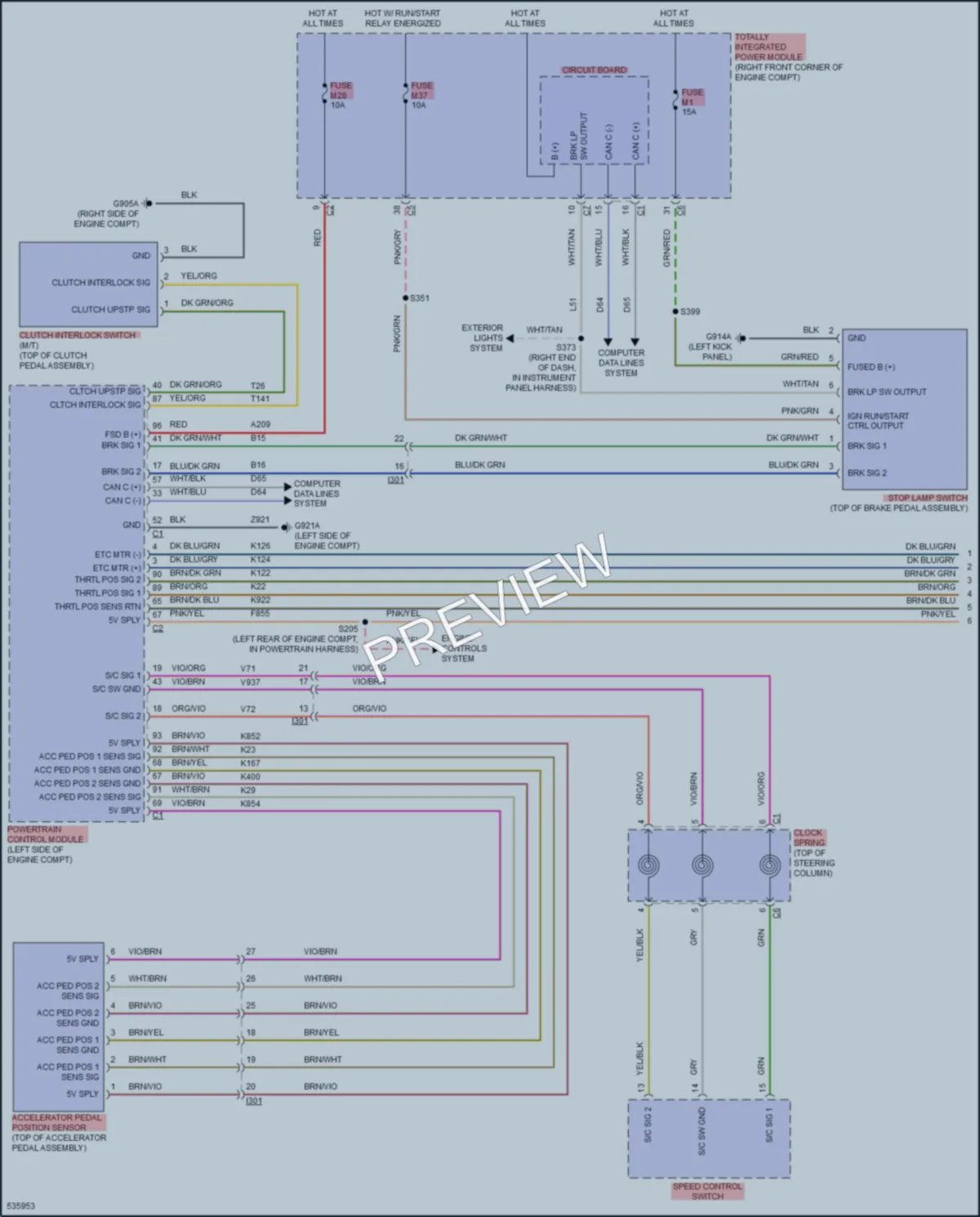 2018 Jeep WranglerJKUnlimited Cruise Control wiring diagram preview