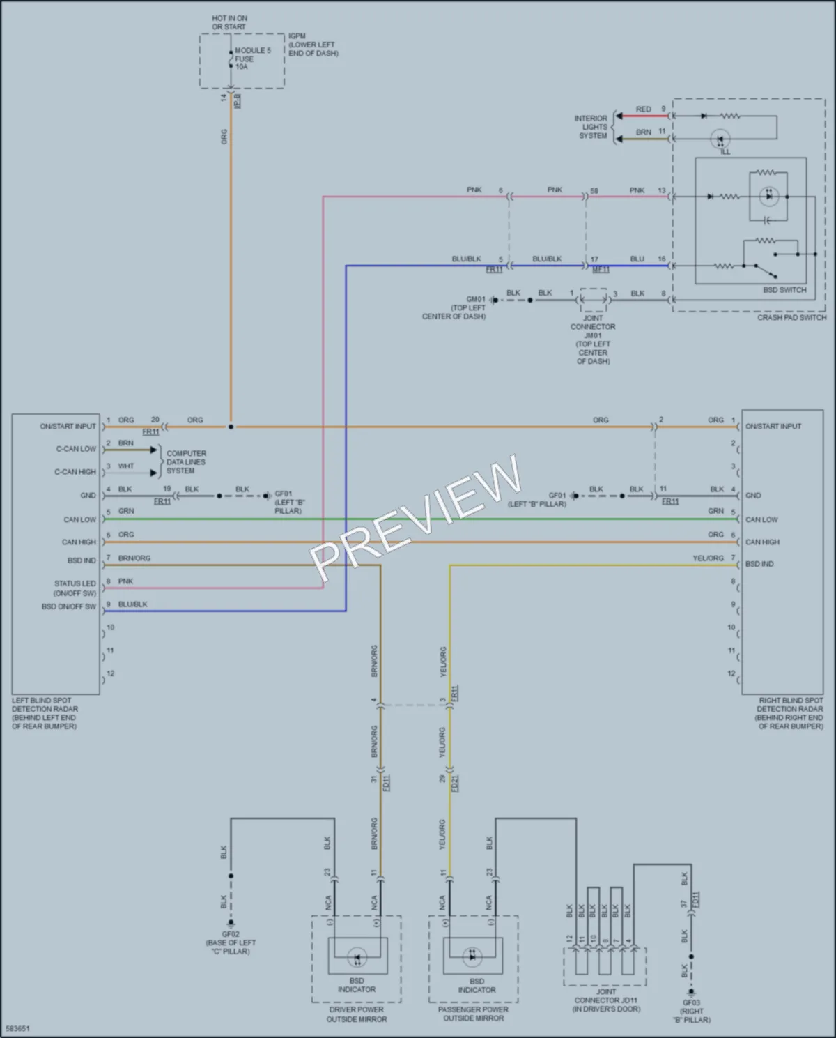 2018 Kia Cadenza Navigation wiring diagram preview