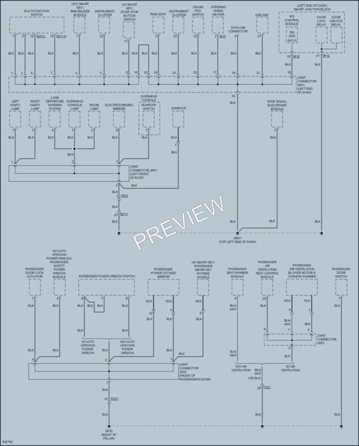 2018 Kia Forte Ground Distribution wiring diagram preview