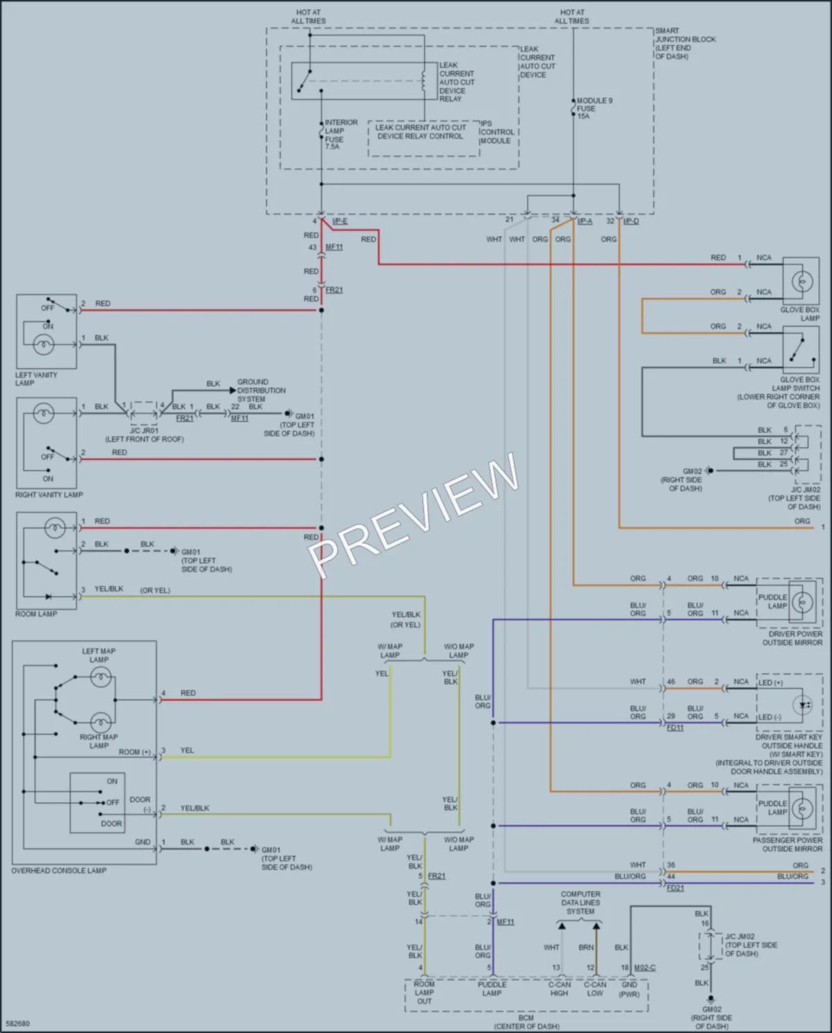 2018 Kia Forte Interior Lights wiring diagram preview