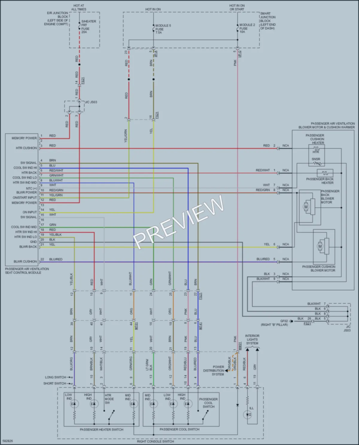 2018 Kia Forte Power Seats wiring diagram preview