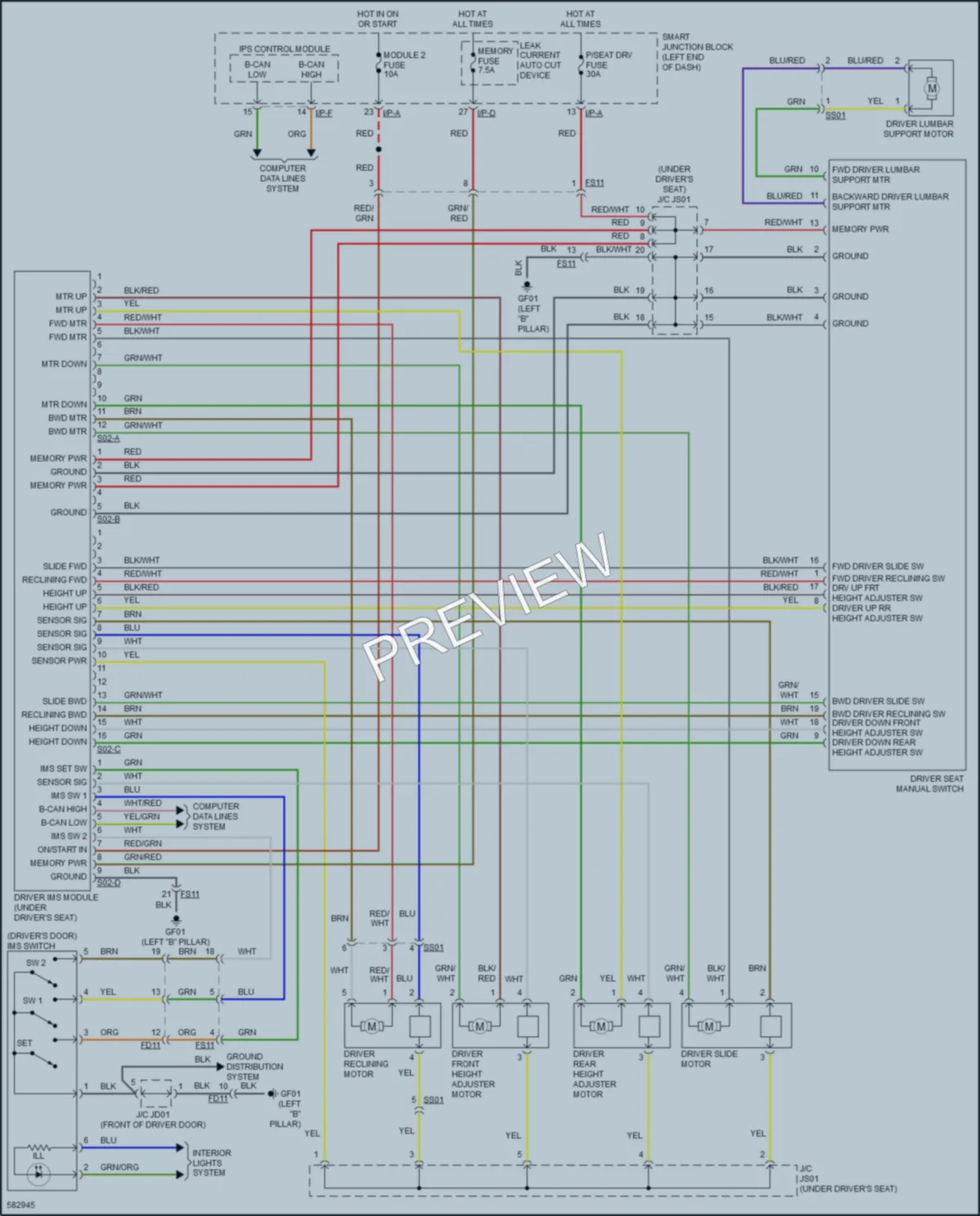 2018 Kia Forte5 Memory Systems wiring diagram preview