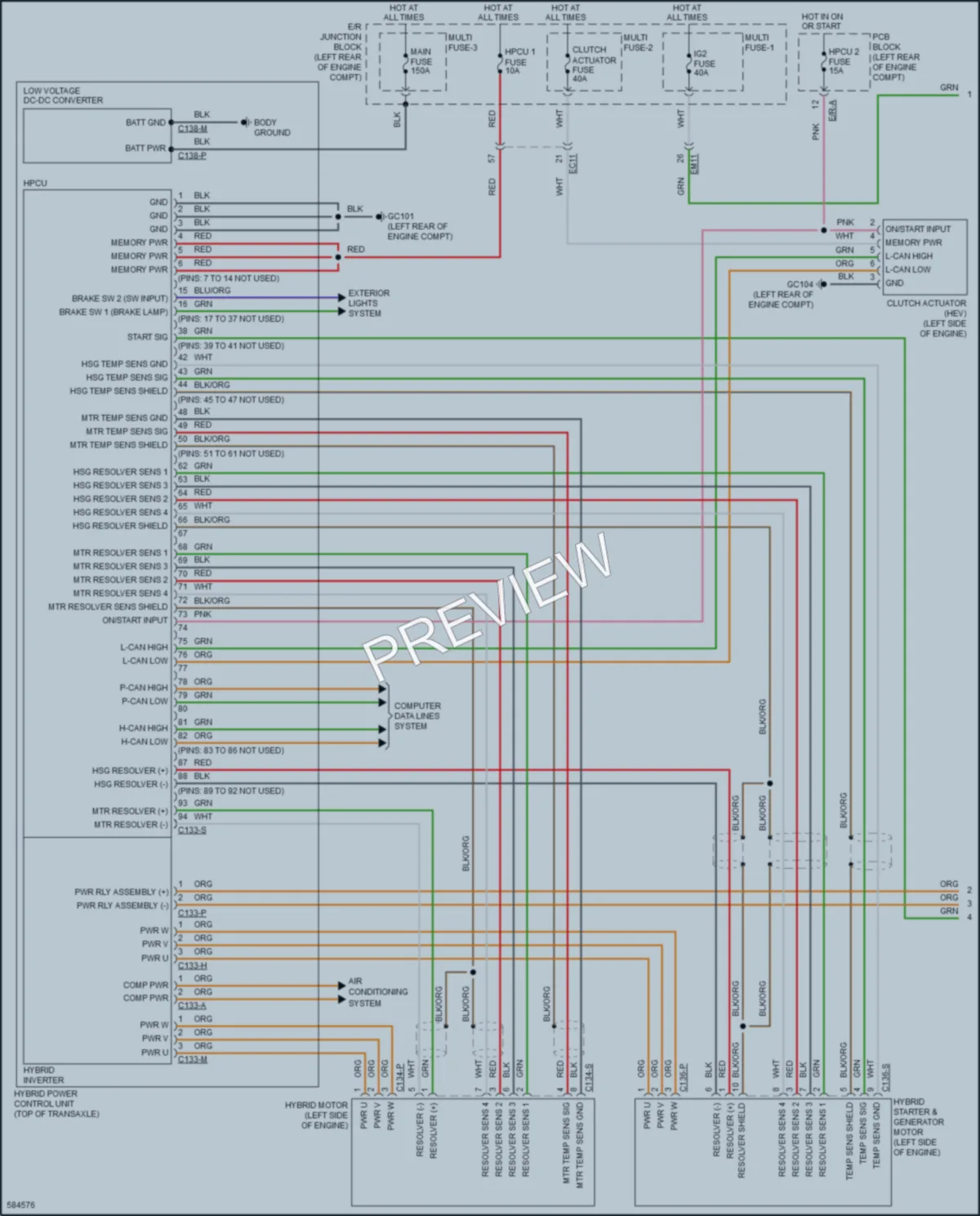2018 Kia Niro Engine Performance wiring diagram preview
