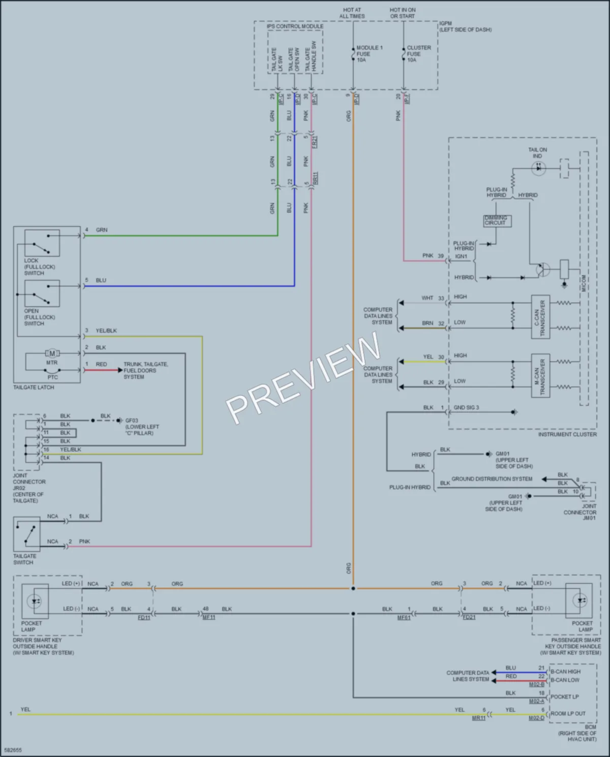 2018 Kia Niro Interior Lights wiring diagram preview