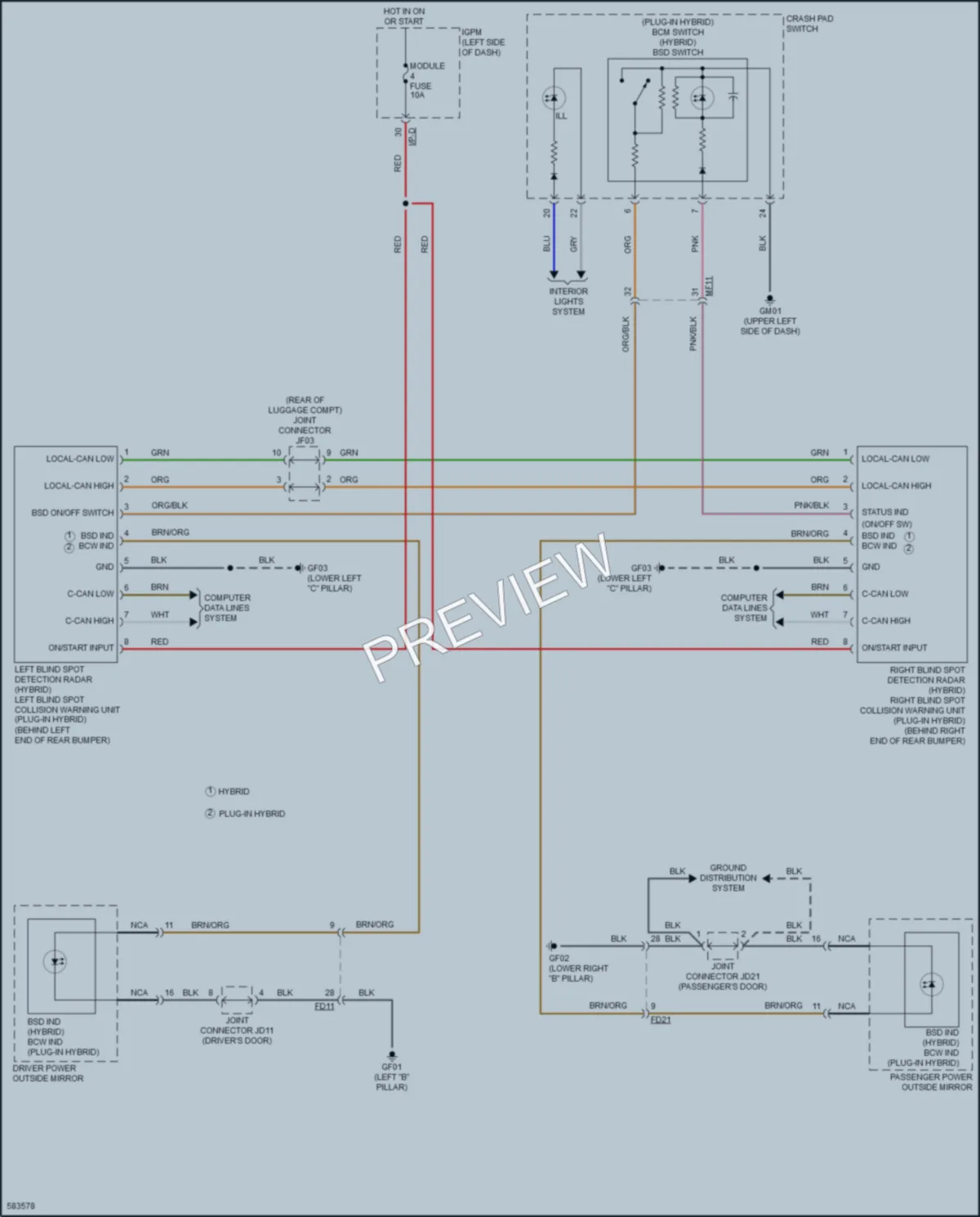2018 Kia Niro Navigation wiring diagram preview