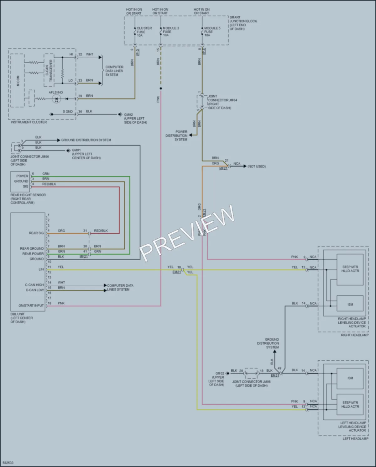 2018 Kia Optima Headlights wiring diagram preview