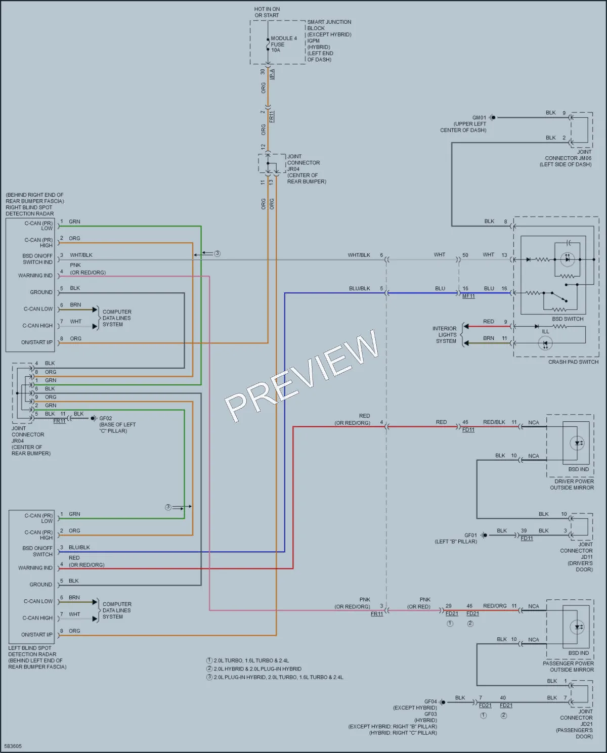 2018 Kia OptimaHybrid Navigation wiring diagram preview