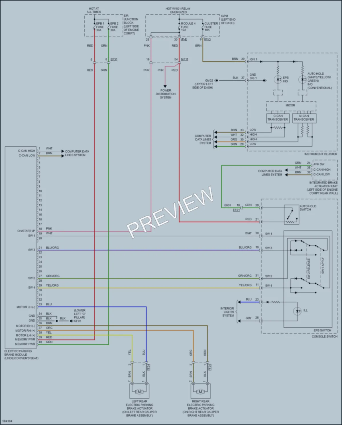 2018 Kia OptimaHybrid Shift Interlock wiring diagram preview