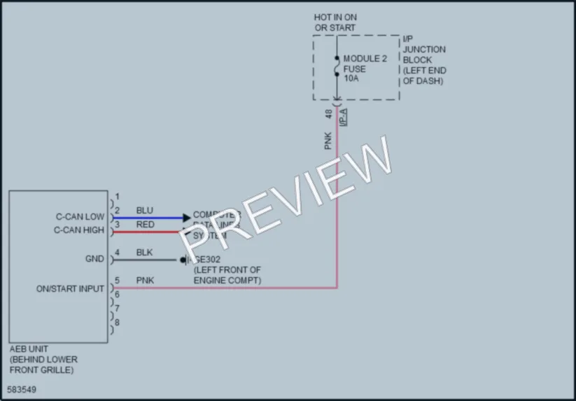 2018 Kia Rio Anti Lock Brakes wiring diagram preview