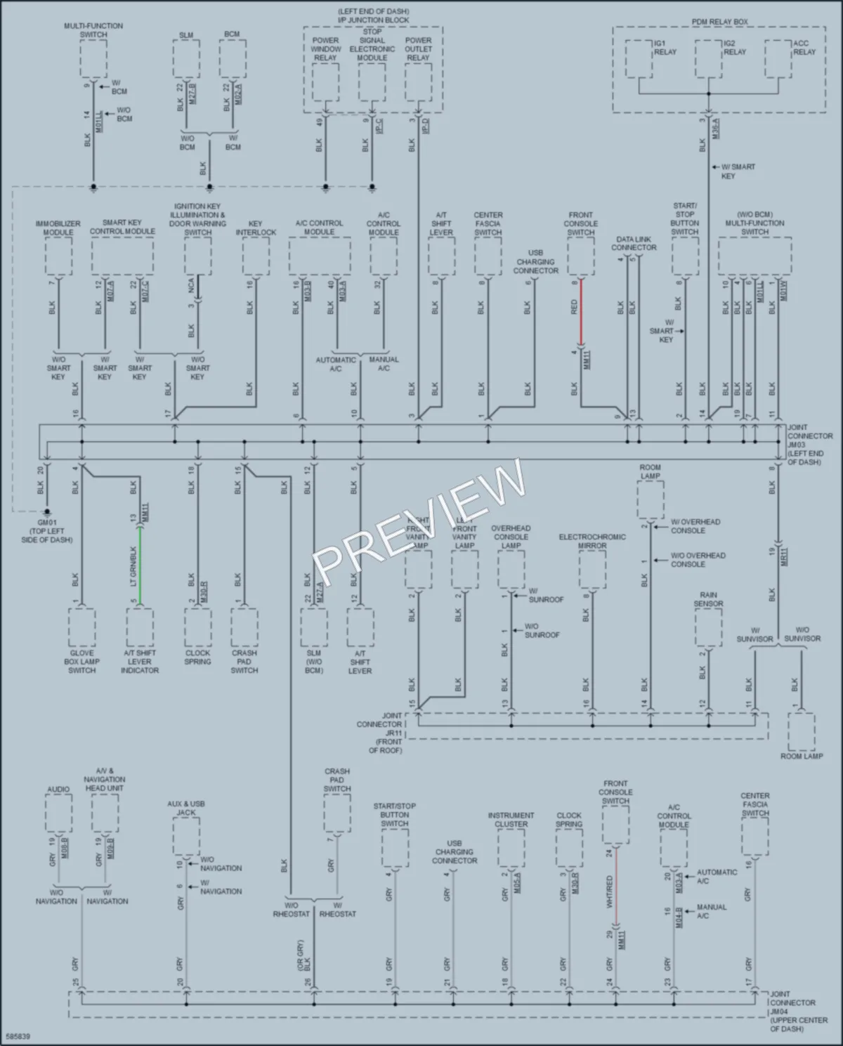 2018 Kia Rio Ground Distribution wiring diagram preview