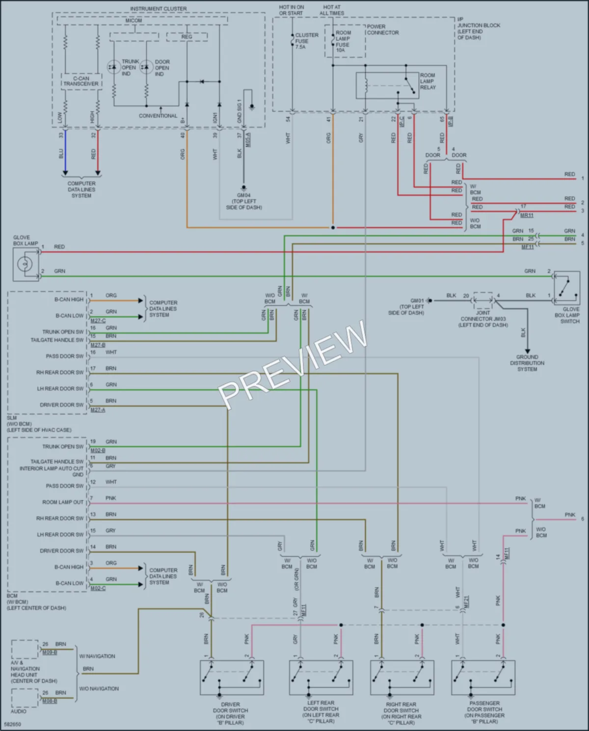 2018 Kia Rio Interior Lights wiring diagram preview