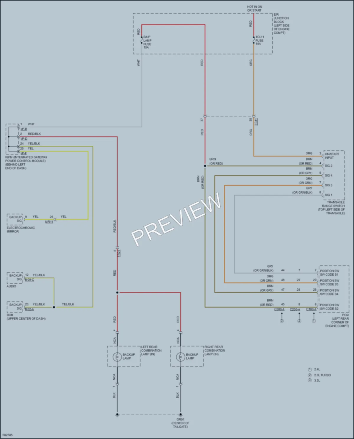 2018 Kia Sorento Exterior Lights wiring diagram preview