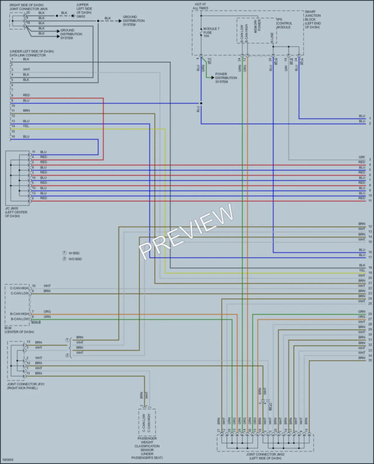 2018 Kia Soul Computer Data Lines wiring diagram preview