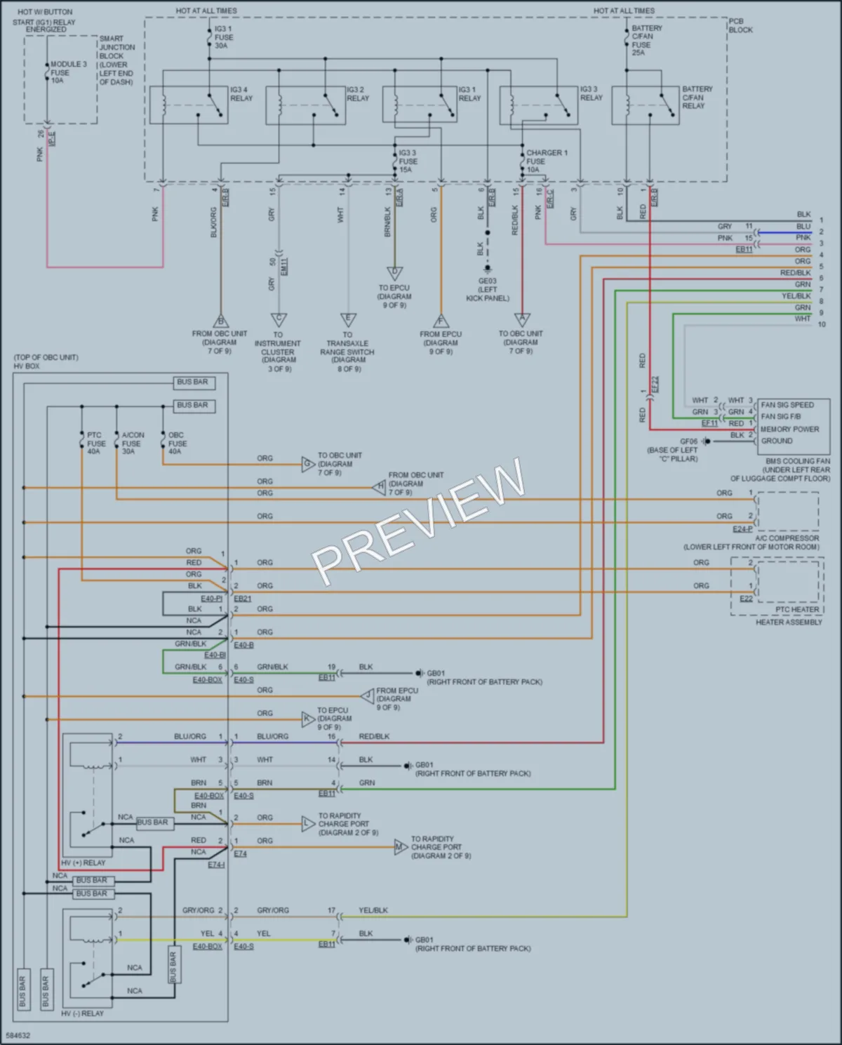 2018 Kia SoulEV Engine Performance wiring diagram preview
