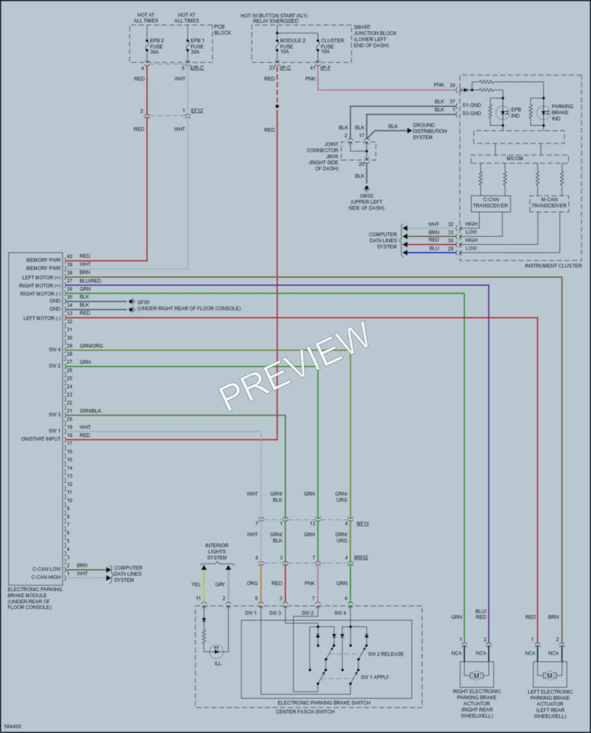2018 Kia SoulEV Shift Interlock wiring diagram preview