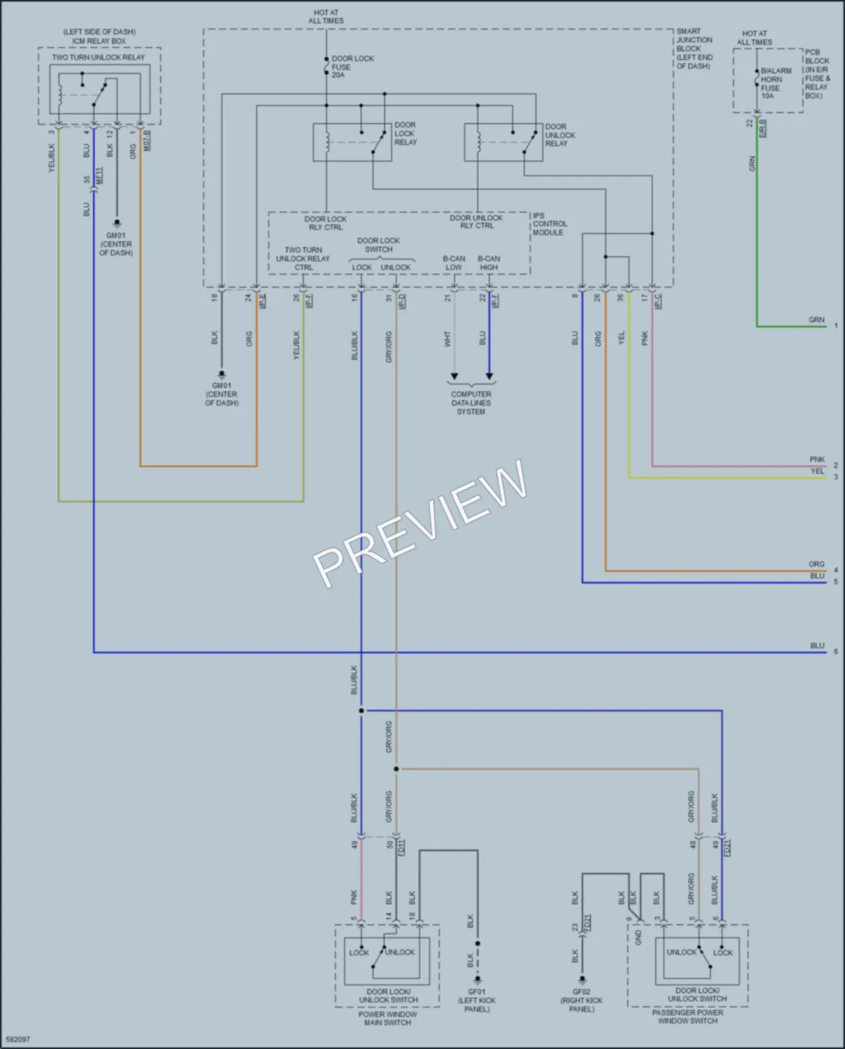 2018 Kia Sportage Anti Theft wiring diagram preview