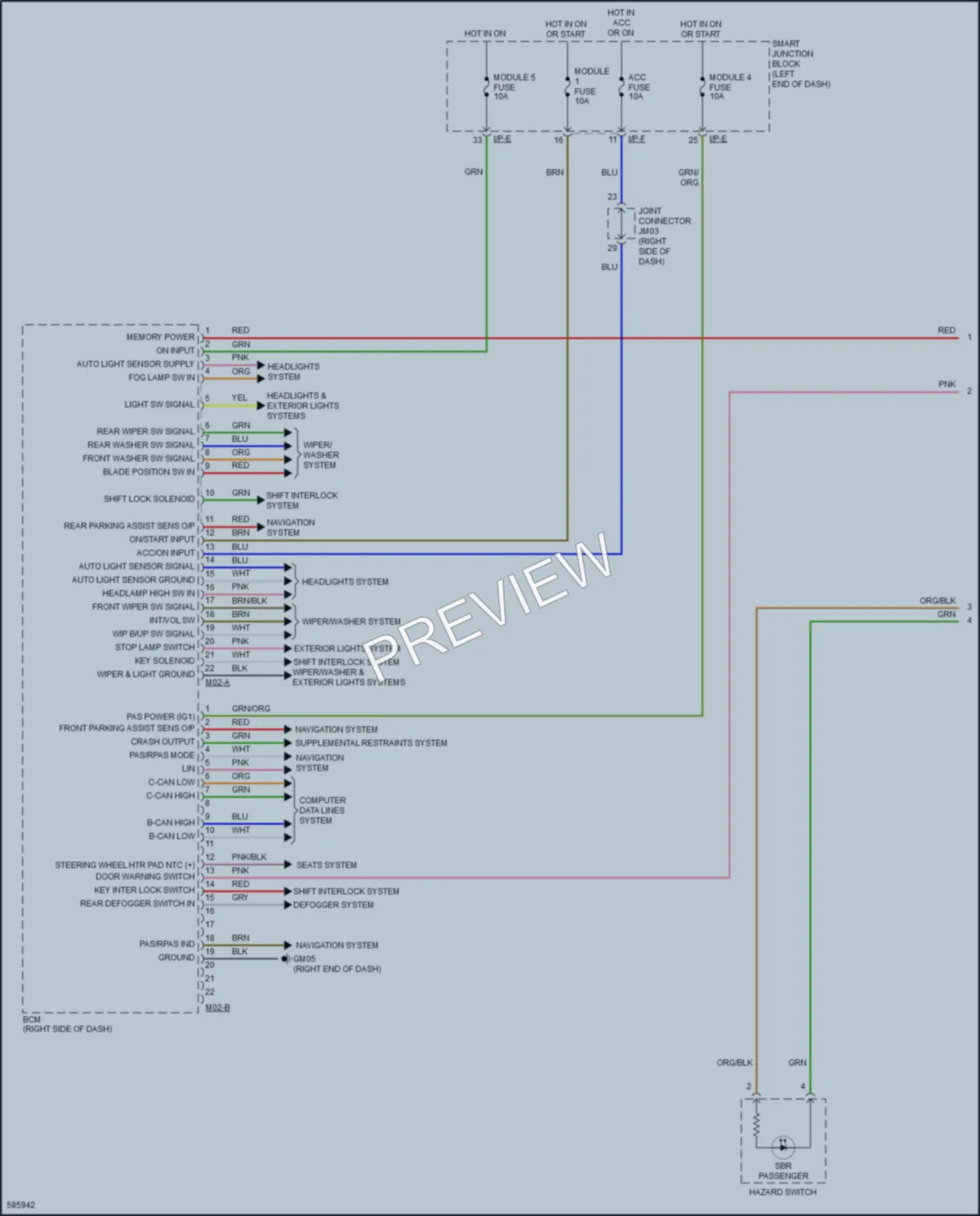 2018 Kia Sportage Body Control Modules wiring diagram preview