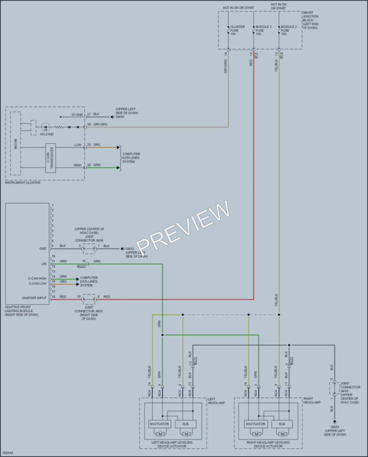 2018 Kia Sportage Headlights wiring diagram preview