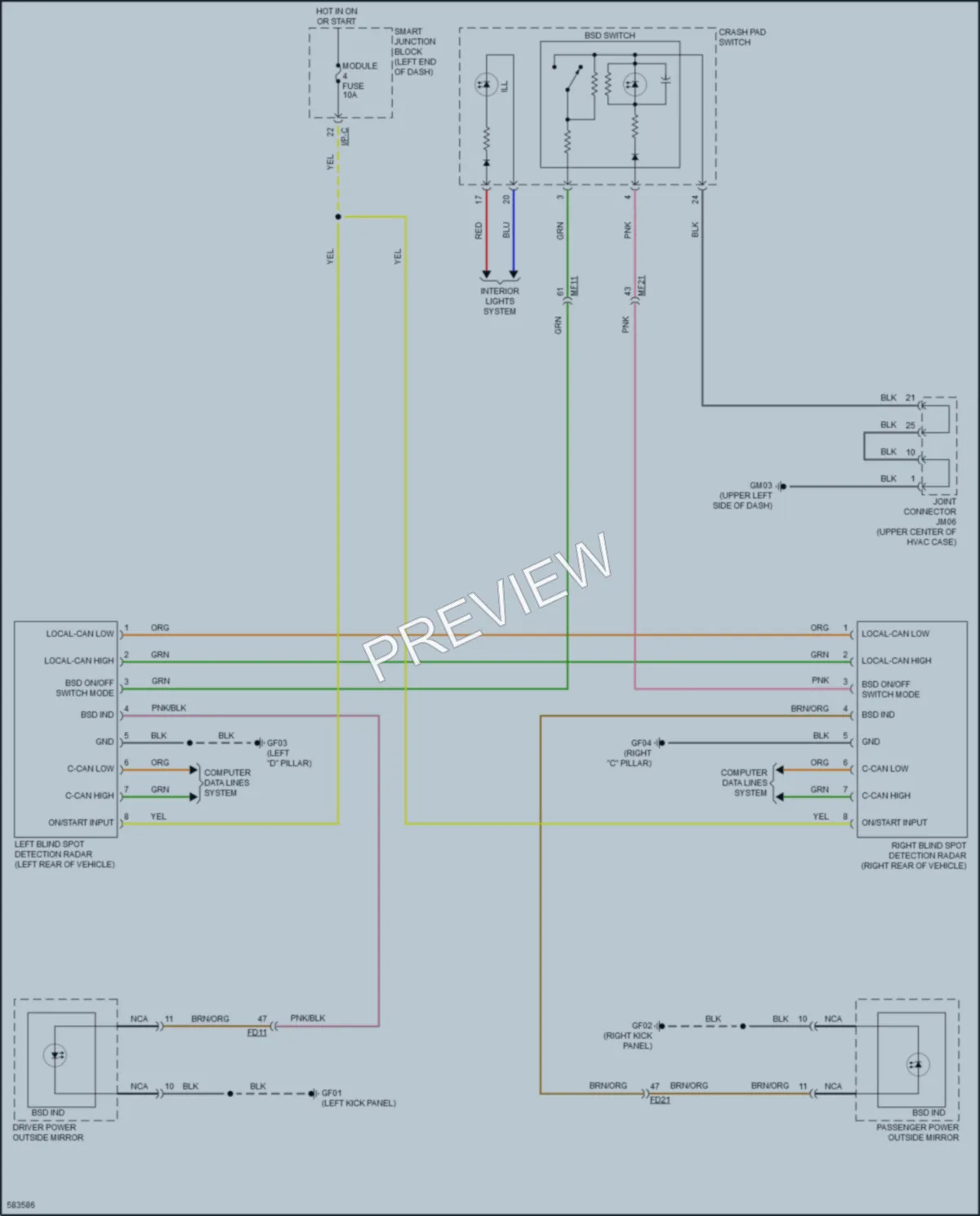 2018 Kia Sportage Navigation wiring diagram preview