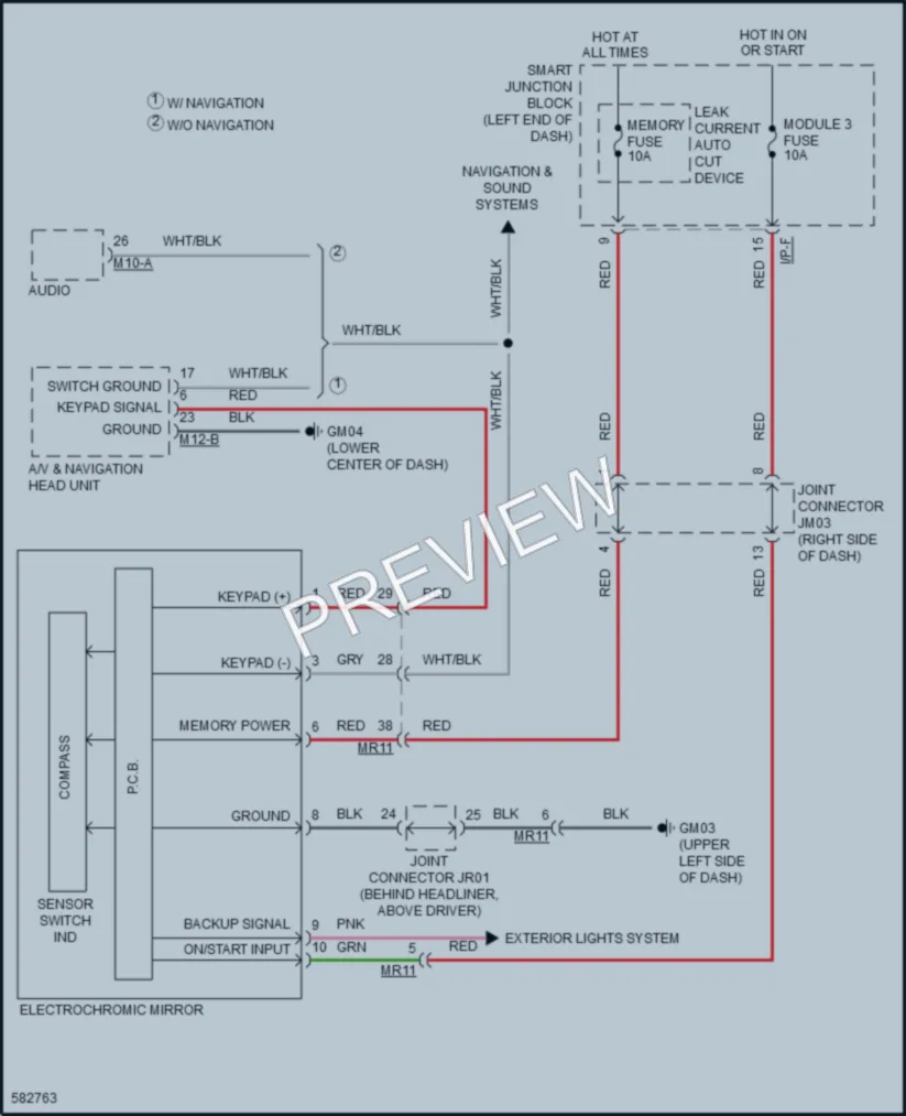 2018 Kia Sportage Power Mirrors wiring diagram preview