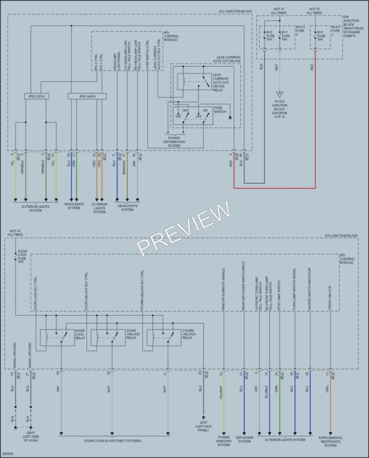 2018 Kia Stinger Body Control Modules wiring diagram preview