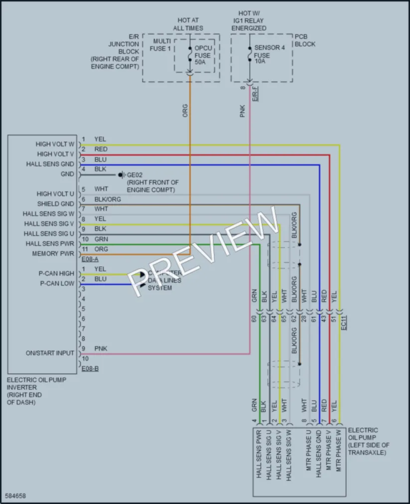 2018 Kia Stinger Engine Performance wiring diagram preview