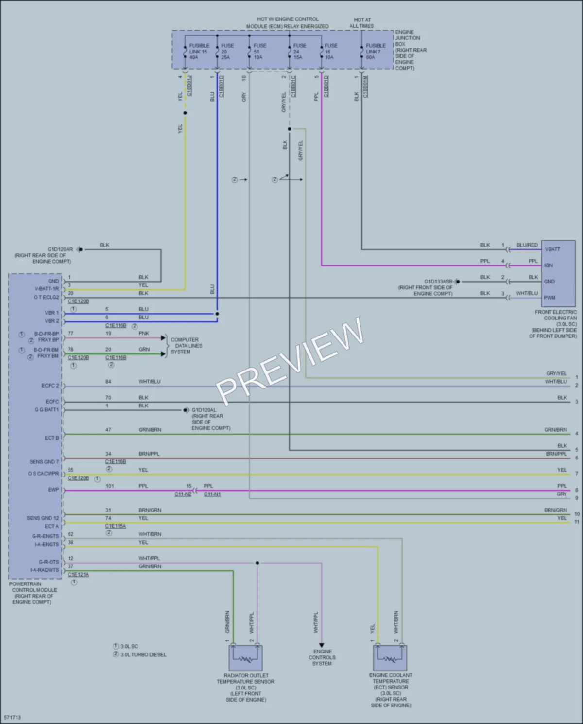 2018 LandRover Discovery Cooling Fan wiring diagram preview
