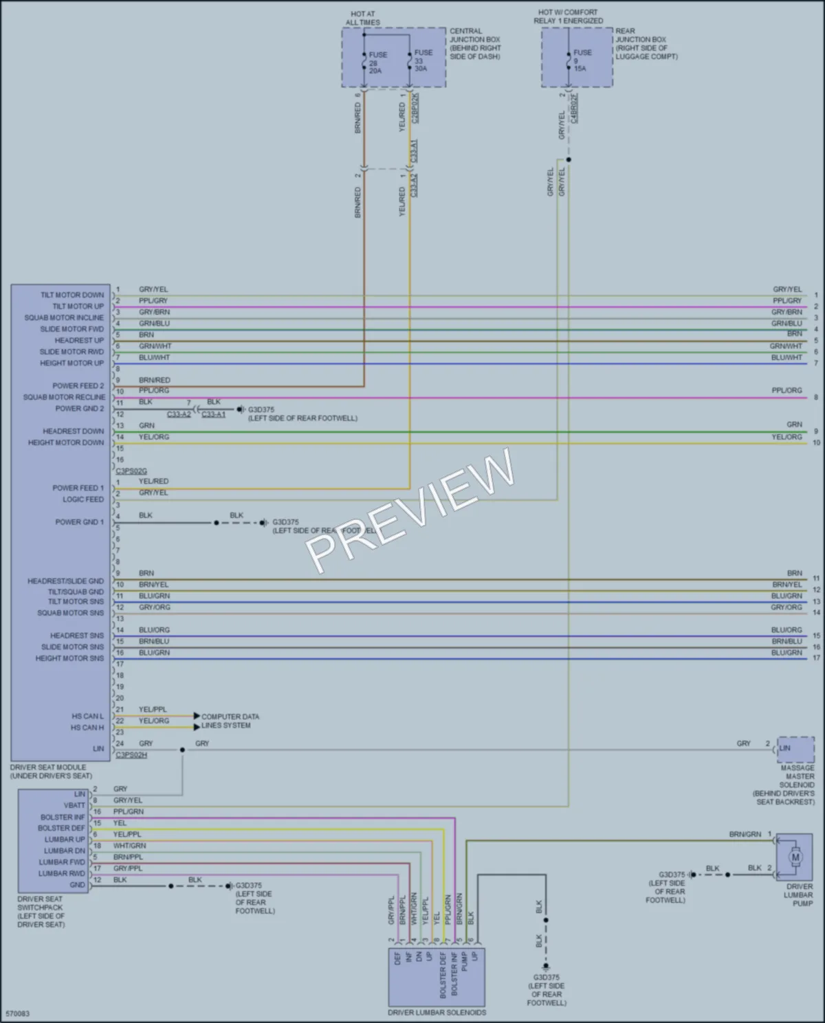 2018 LandRover Discovery Memory Systems wiring diagram preview