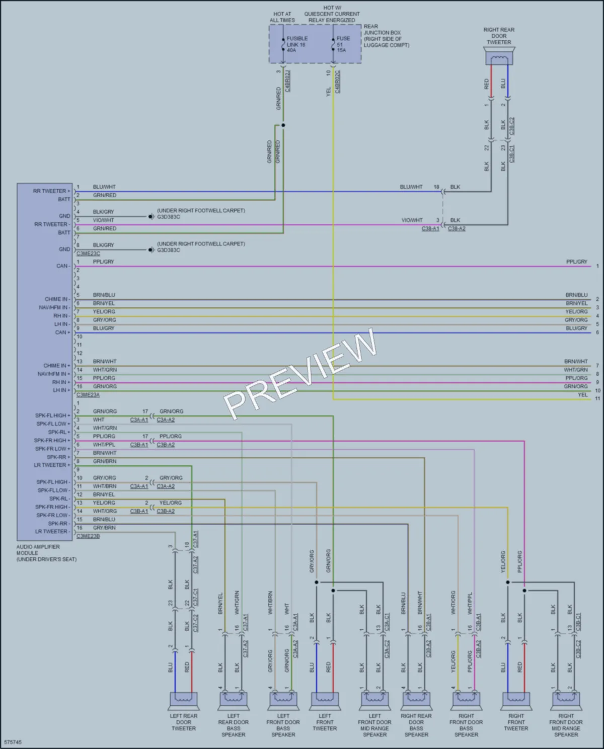 2018 LandRover Discovery Radio wiring diagram preview