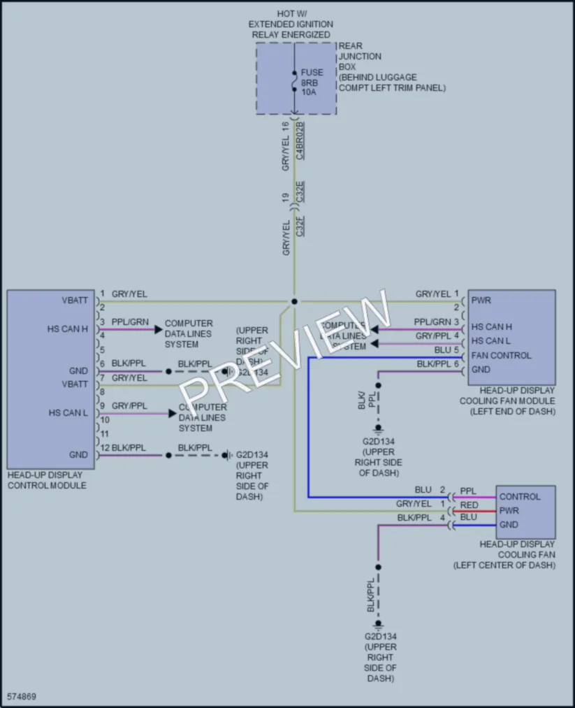 2018 LandRover DiscoverySport Instrument Cluster wiring diagram preview