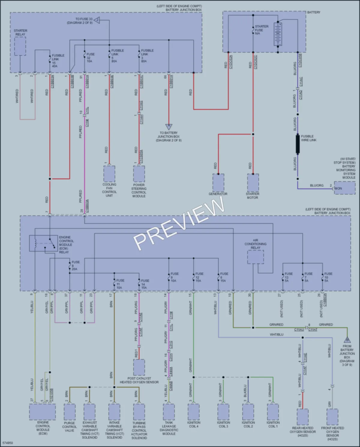 2018 LandRover DiscoverySport Power Distribution wiring diagram preview