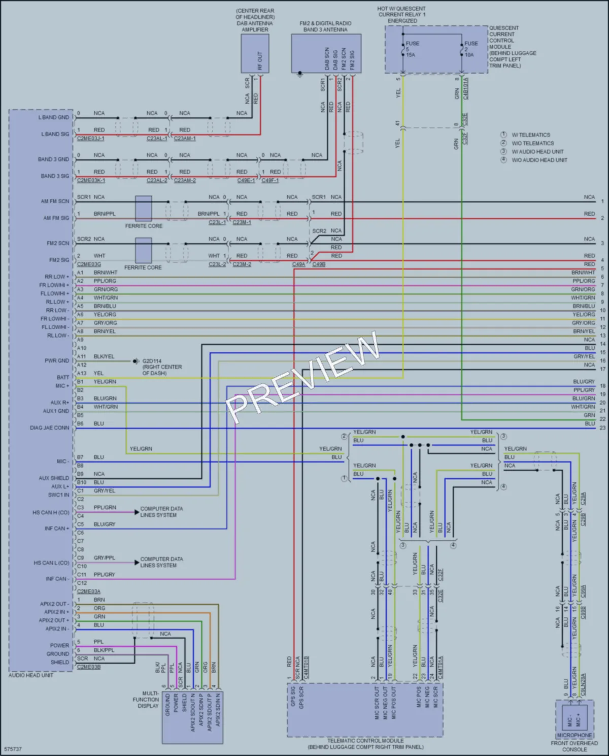 2018 LandRover DiscoverySport Radio wiring diagram preview