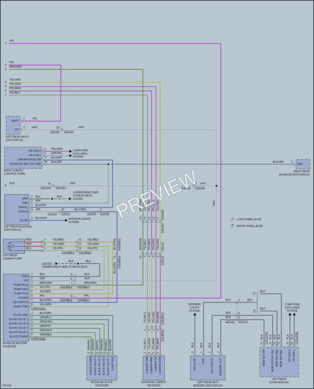 2018 LandRover RangeRover Memory Systems wiring diagram preview