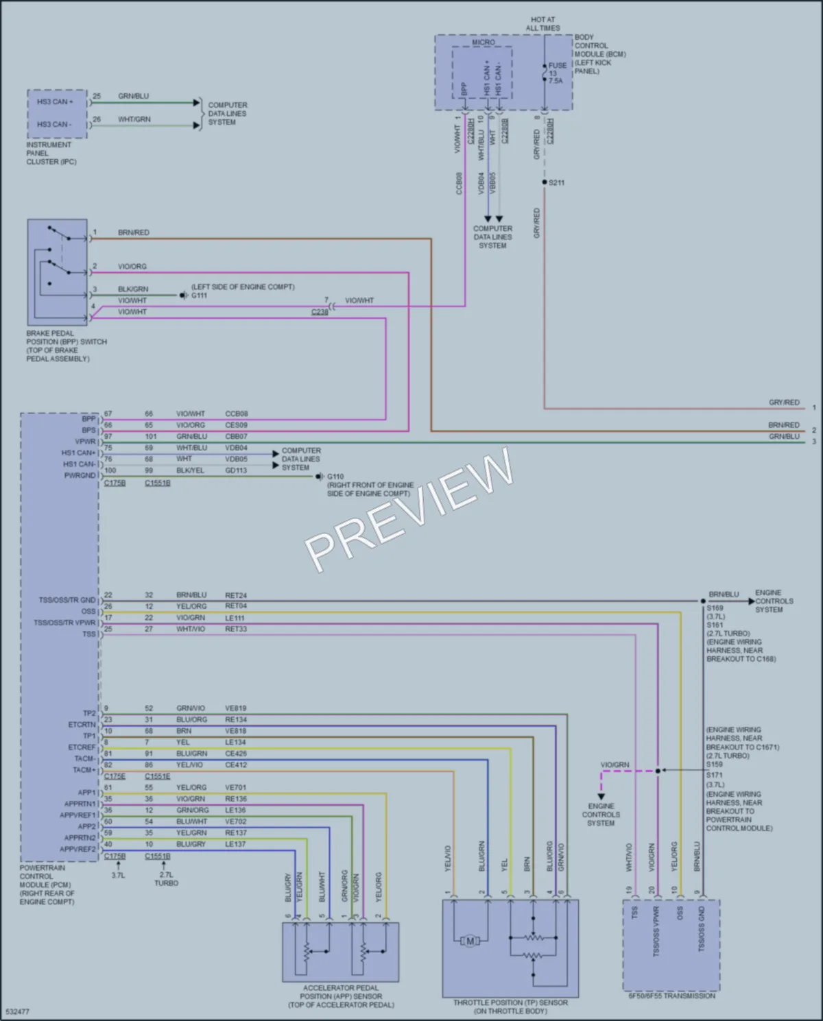 2018 Lincoln MKX Cruise Control wiring diagram preview