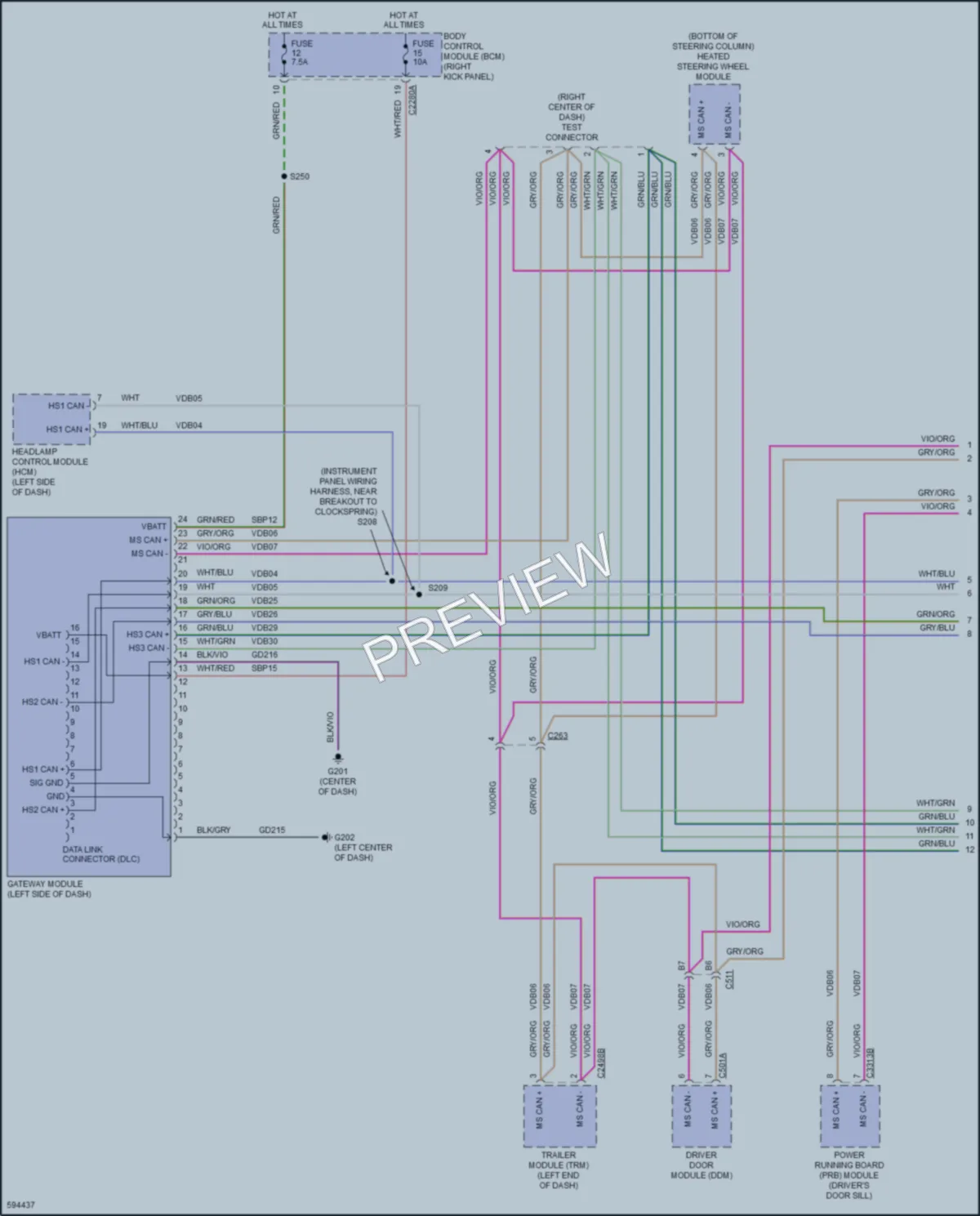 2018 Lincoln Navigator Computer Data Lines wiring diagram preview