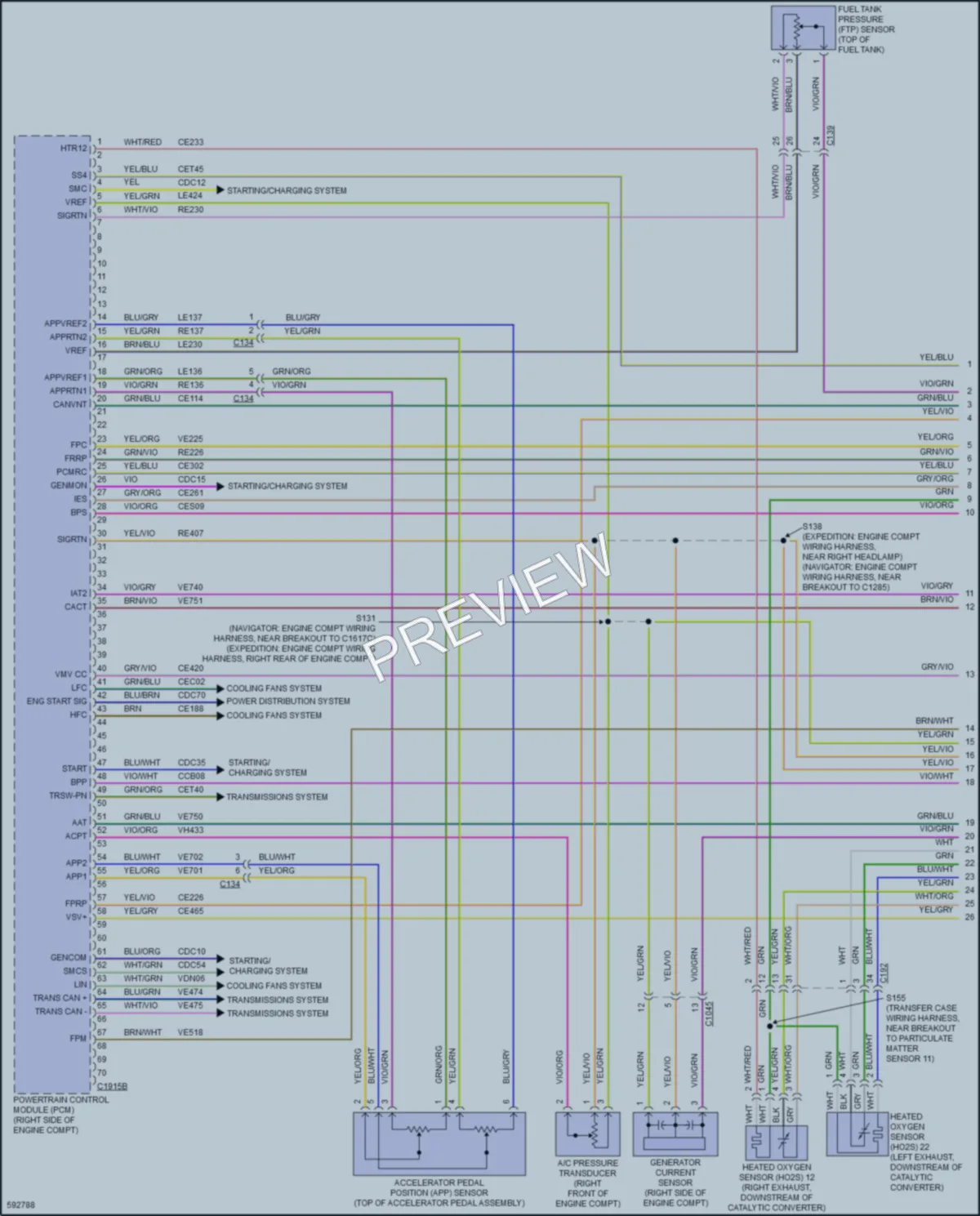 2018 Lincoln Navigator Engine Performance wiring diagram preview