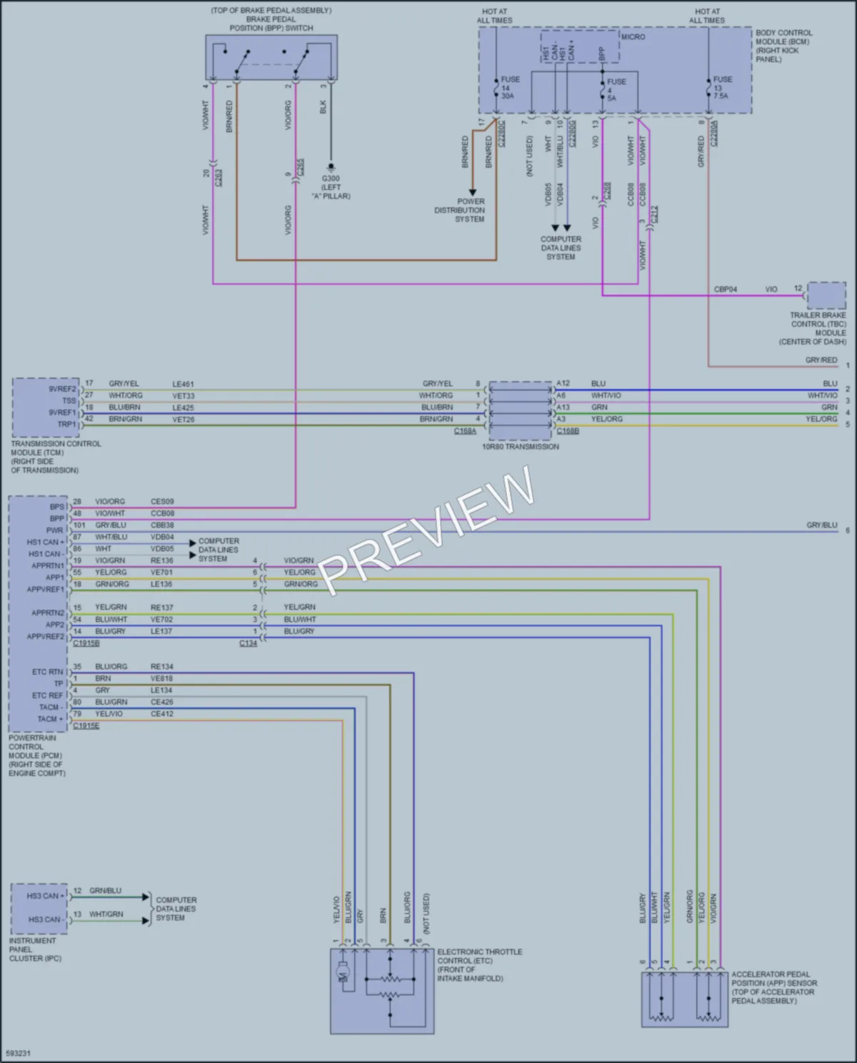 2018 Lincoln NavigatorL Cruise Control wiring diagram preview