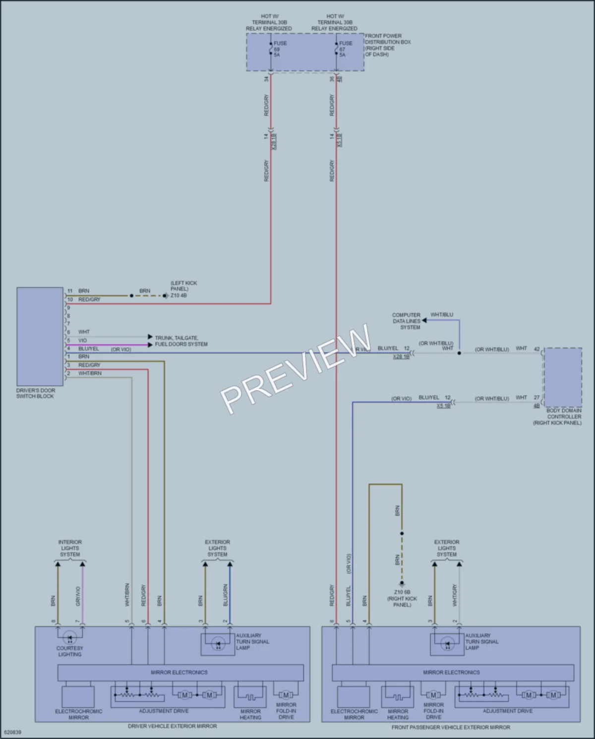 2018 MINI Cooper Memory Systems wiring diagram preview