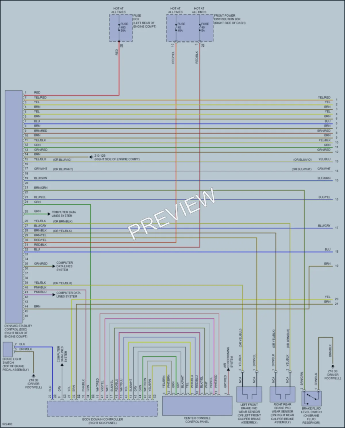 2018 MINI CooperClubman Anti Lock Brakes wiring diagram preview