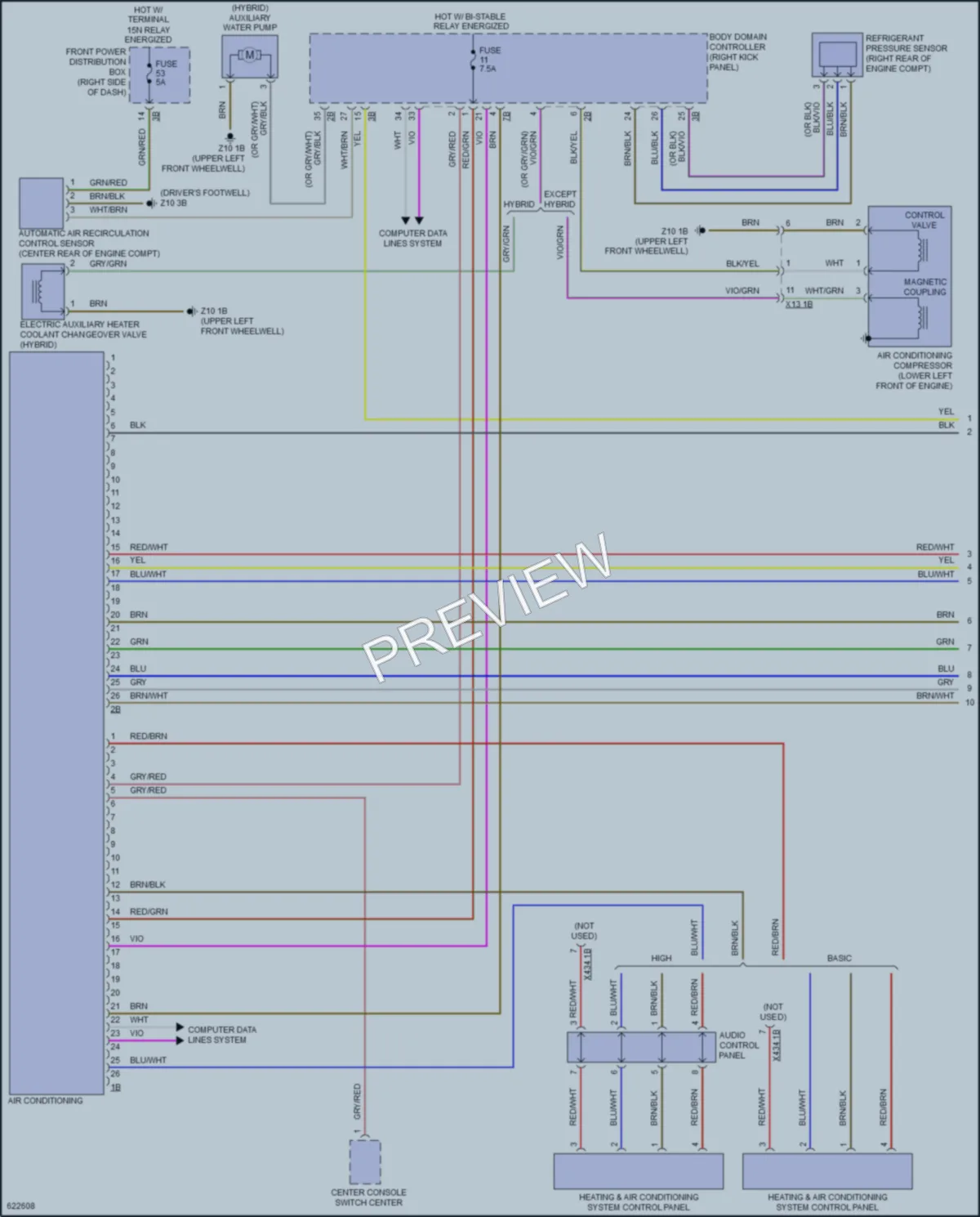 2018 MINI CooperCountryman Air Conditioning wiring diagram preview