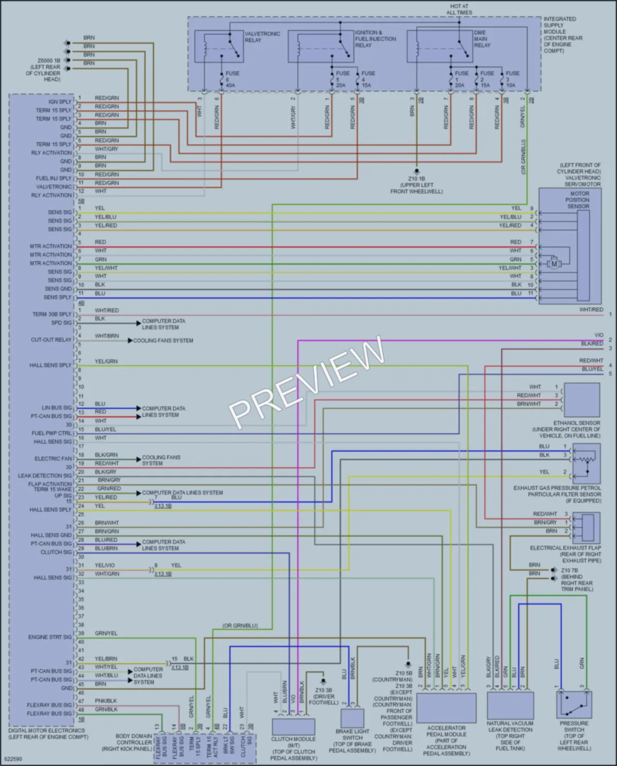 2018 MINI CooperCountryman Engine Performance wiring diagram preview