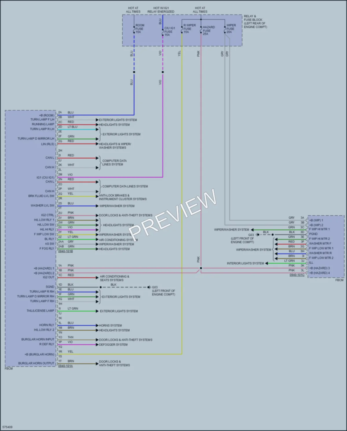2018 Mazda CX5 Body Control Modules wiring diagram preview