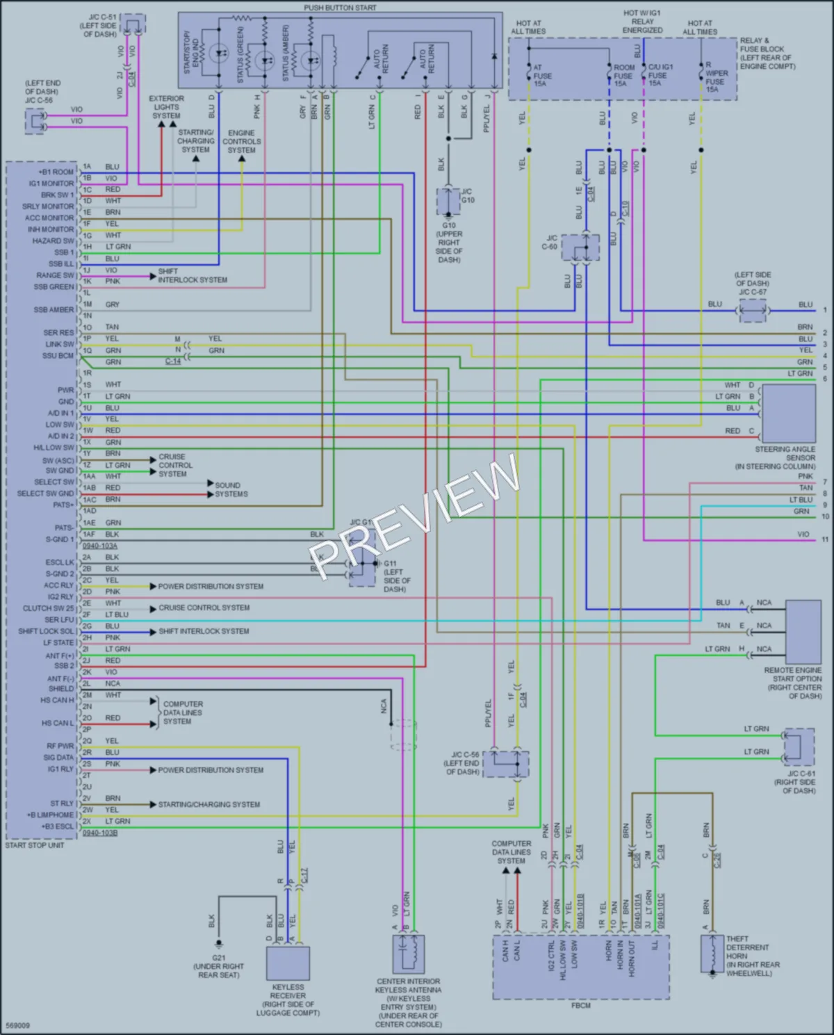 2018 Mazda CX5 Power Door Locks wiring diagram preview